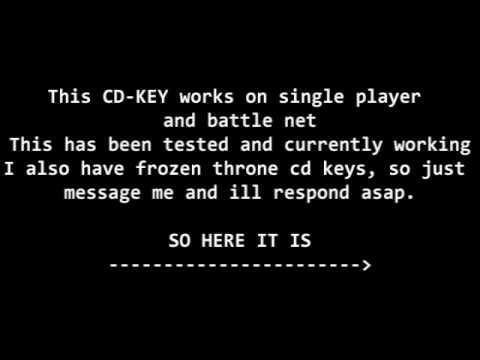 Frozen throne cd-key warcraft iii